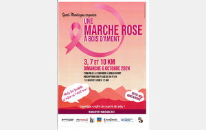 MARCHE ROSE à BOIS D'AMONT