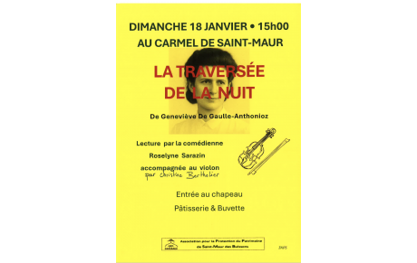 Lecture à Saint Maur par la comédienne Roselyne Sarazin